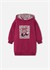 Mayoral Kız Çocuk Baskılı Kapüşonlu Sweatshirt Elbise Bordo 4916