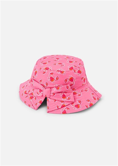 Mayoral Kız Çocuk Baskılı Şapka Pembe 10190