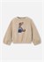 Mayoral Kız Çocuk Baskılı Sweatshirt Bej 4406