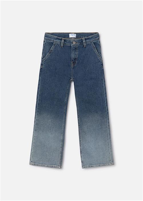 Mayoral Kız Çocuk Bol Paça Pantolon Mavi 7547