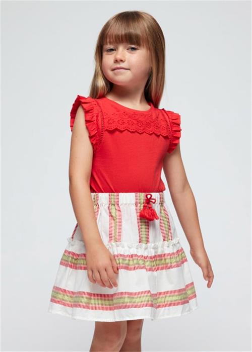 Mayoral Kız Çocuk Çizgili Etek 3904
