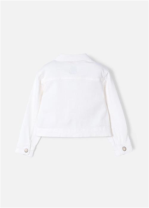 Mayoral Kız Çocuk Denim Ceket Krem 3407