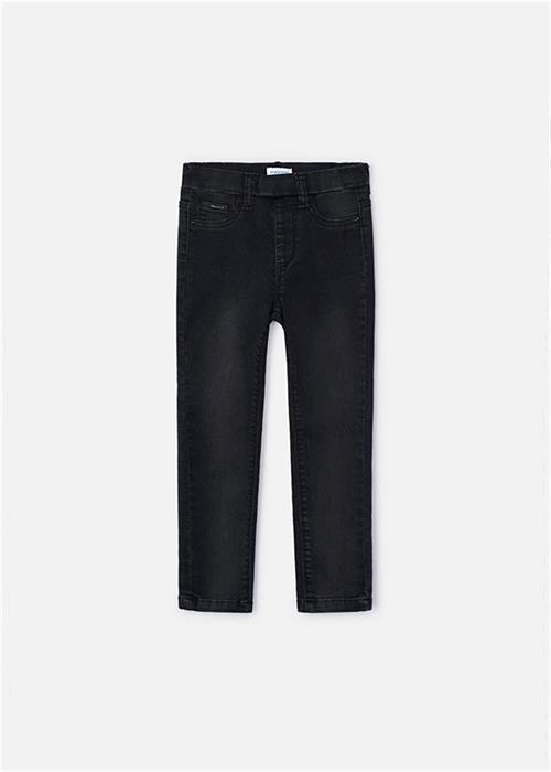 Mayoral Kız Çocuk Denim Kapalı Pantolon Siyah 577
