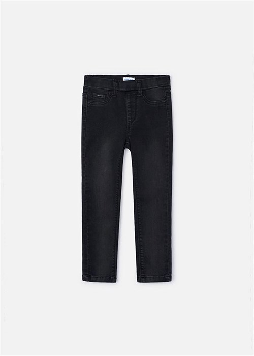 Mayoral Kız Çocuk Denim Kapalı Pantolon Siyah 577