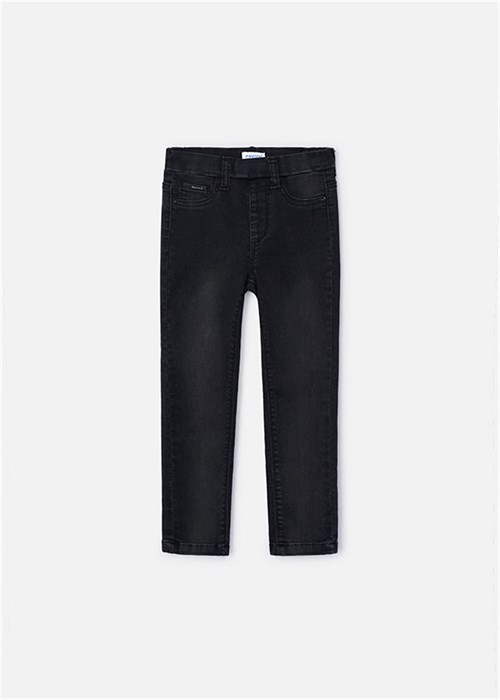 Mayoral Kız Çocuk Denim Kapalı Pantolon Siyah 577