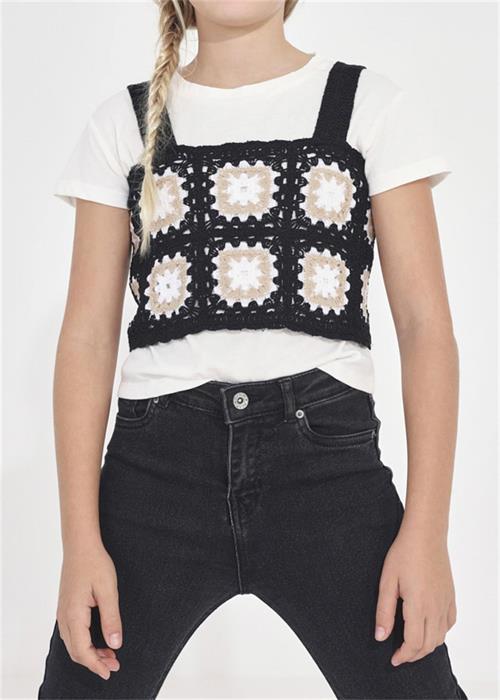 Mayoral Kız Çocuk Denim Pantolon Siyah 6580