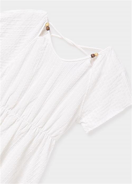 Mayoral Kız Çocuk Elbise Beyaz 6987