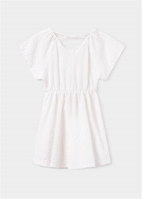 Mayoral Kız Çocuk Elbise Beyaz 6987