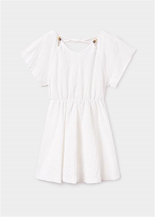Mayoral Kız Çocuk Elbise Beyaz 6987