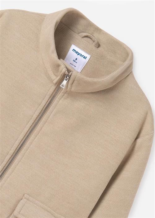 Mayoral Kız Çocuk Fermuarlı Kaban Bej 7477