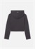 Mayoral Kız Çocuk Fermuarlı Kapüşonlu Sweatshirt Ceket Antrasit 6408