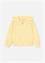 Mayoral Kız Çocuk Fermuarlı Kapüşonlu Sweatshirt Sarı 3457