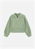 Mayoral Kız Çocuk Fermuarlı Sweatshirt Yeşil 3456