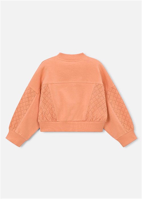 Mayoral Kız Çocuk Fermuarlı Sweatshirt Turuncu 3456