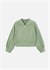 Mayoral Kız Çocuk Fermuarlı Sweatshirt Yeşil 3456