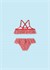 Mayoral Kız Çocuk Fırfırlı Bikini Takım Kırmızı 3712