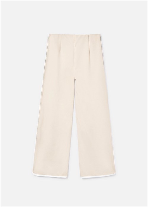 Mayoral Kız Çocuk Geniş Paça Pantolon Krem 6556