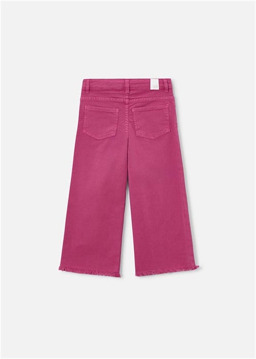Mayoral Kız Çocuk Geniş Paçalı Gabardin Pantolon Pembe 3588