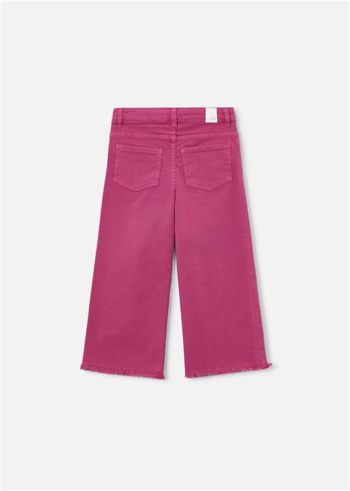 Mayoral Kız Çocuk Geniş Paçalı Gabardin Pantolon Pembe 3588