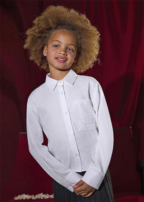 Mayoral Kız Çocuk Gömlek Krem 7197