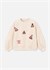 Mayoral Kız Çocuk İşlemeli Sweatshirt Bej 4405