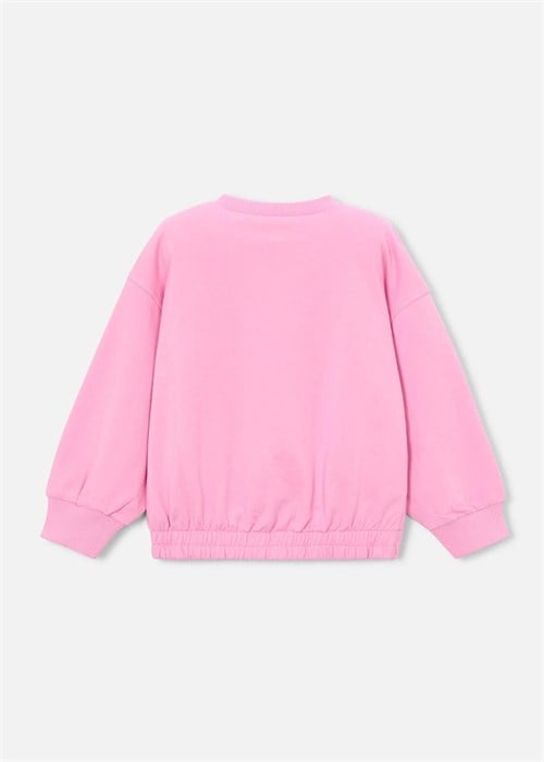 Mayoral Kız Çocuk İşlemeli Sweatshirt Pembe 3449