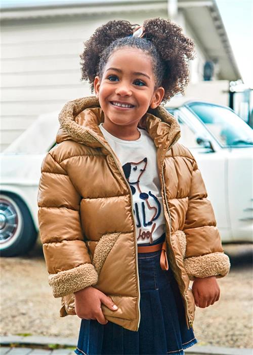 Mayoral Kız Çocuk Kaban Kahverengi 4491