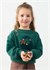 Mayoral Kız Çocuk Kabartmalı Sweatshirt Zümrüt Yeşili 4407