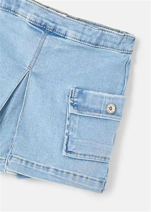 Mayoral Kız Çocuk Kargo Şort Mavi 3207