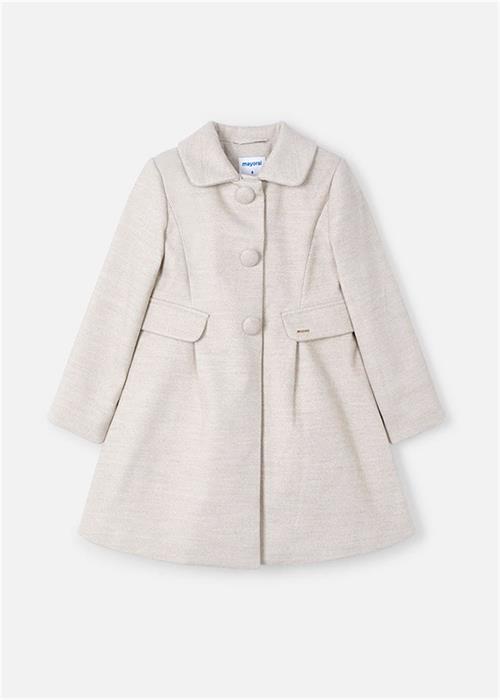 Mayoral Kız Çocuk Kaşe Kaban Bej 4484