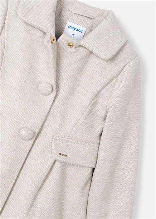 Mayoral Kız Çocuk Kaşe Kaban Bej 4484