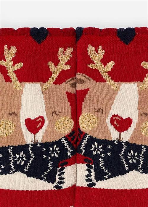 Mayoral Kız Çocuk Kaymaz Çorap Kırmızı 10809