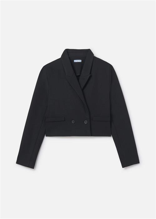 Mayoral Kız Çocuk Kısa Blazer Ceket Siyah 7427