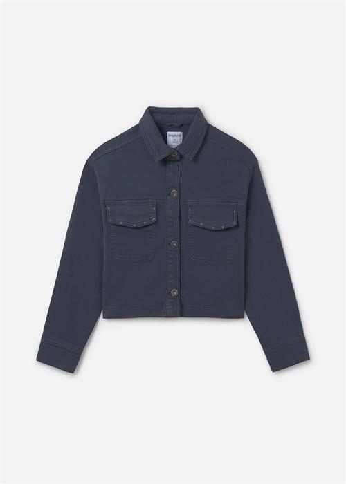 Mayoral Kız Çocuk Kot Ceket Lacivert 7198