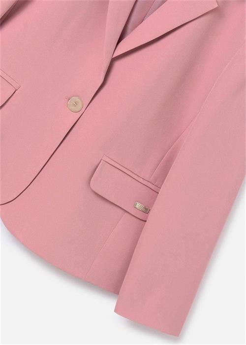 Mayoral Kız Çocuk Krep Blazer Ceket Pudra 6458