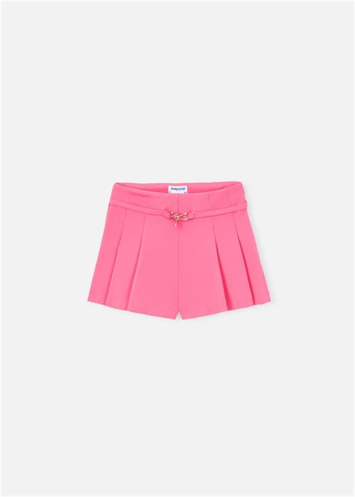 Mayoral Kız Çocuk Pileli Şort Pembe 3220