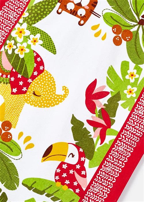 Mayoral Kız Çocuk Plaj Havlusu Kırmızı 10742