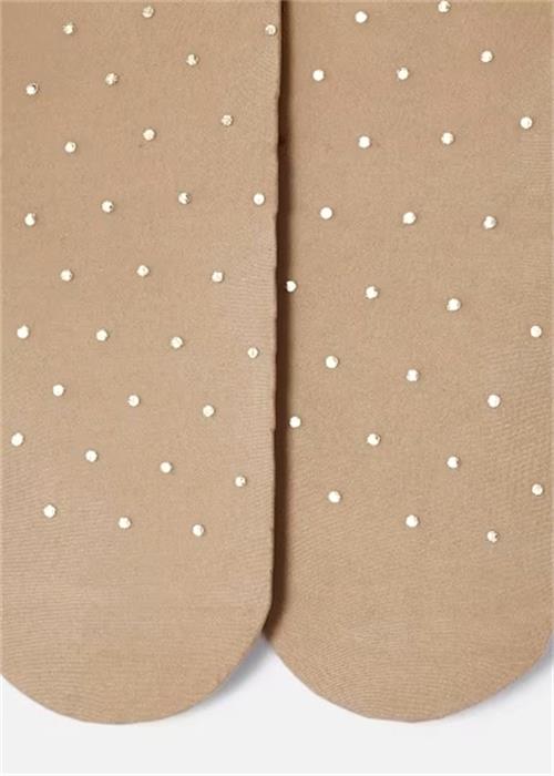 Mayoral Kız Çocuk Plumeti Çorap Pudra 10710