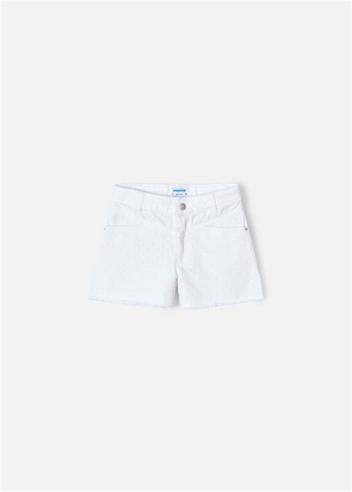 Mayoral Kız Çocuk Şort Beyaz 3205