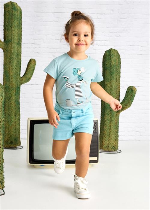 Mayoral Kız Çocuk Şort Turkuaz 234