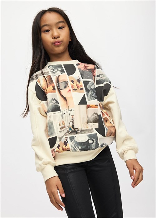 Mayoral Kız Çocuk Sweatshirt Tayt Takım Siyah 7763