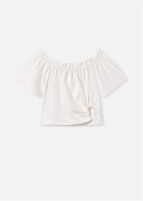 Mayoral Kız Çocuk Tişört Beyaz 6028