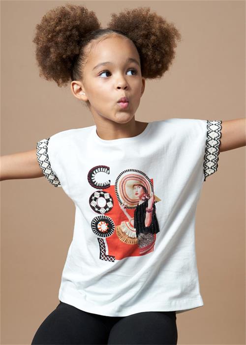 Mayoral Kız Çocuk Tişört Tayt Takım Siyah 6759