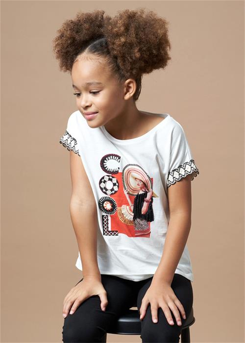 Mayoral Kız Çocuk Tişört Tayt Takım Siyah 6759