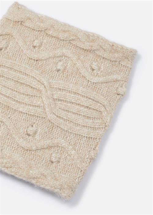 Mayoral Kız Çocuk Triko Atkı Bej 10820