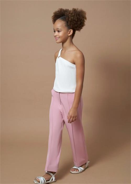 Mayoral Kız Çocuk Uzun Krep Pantolon Kuvars 6521