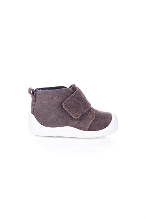 Merli&Rose Bebek Stride İlk Adım Botu Acı Kahve-Beyaz 2161