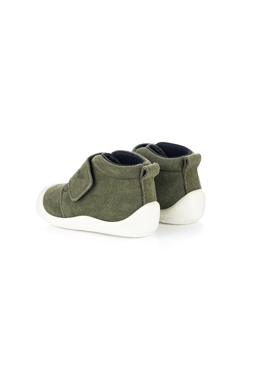 Merli&Rose Bebek Stride İlk Adım Botu Haki-Beyaz 2161