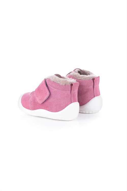 Merli&Rose Bebek Stride Peluş İlk Adım Botu Pembe-Beyaz 2362