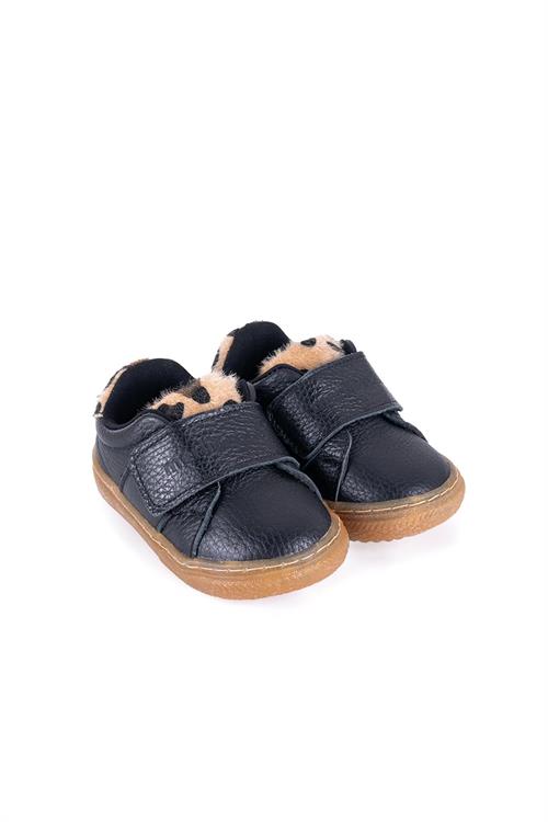 Merli&Rose Kız Bebek Merli Sneaker Siyah-Kahve/Leopar 115-46